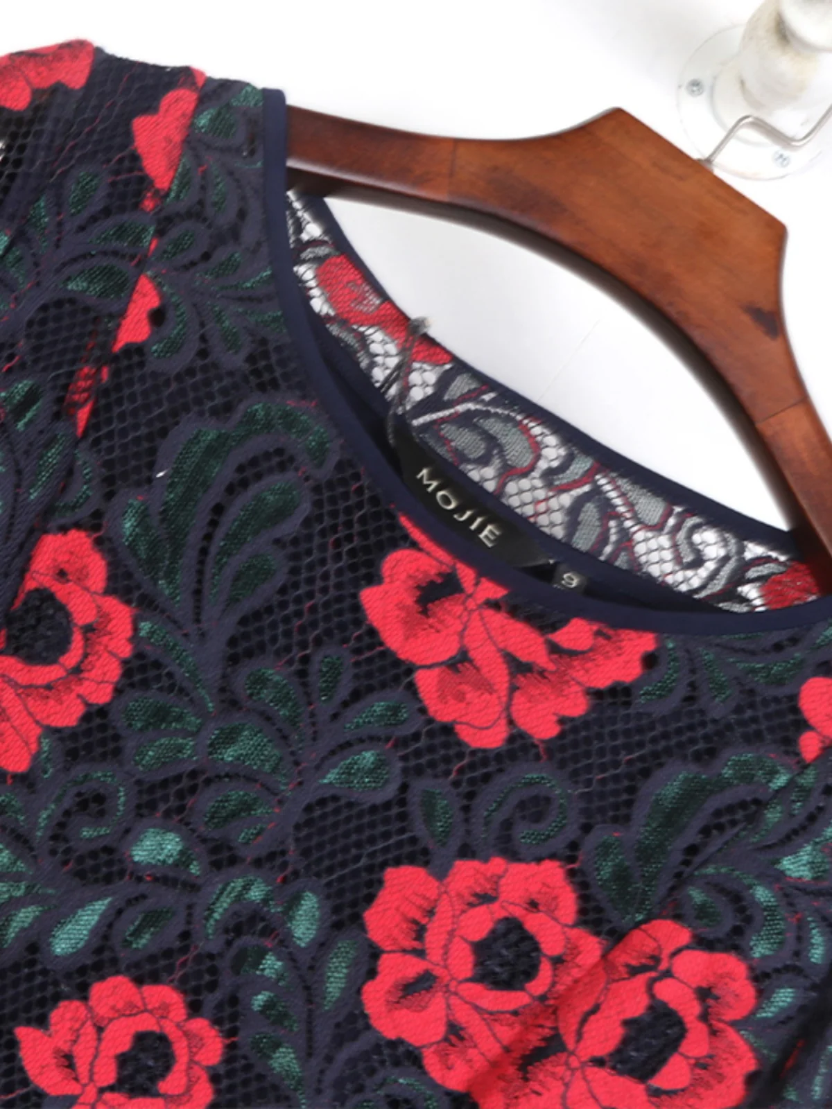 Высококачественный брендовый женский кружевной тонкий Топ с длинным рукавом и