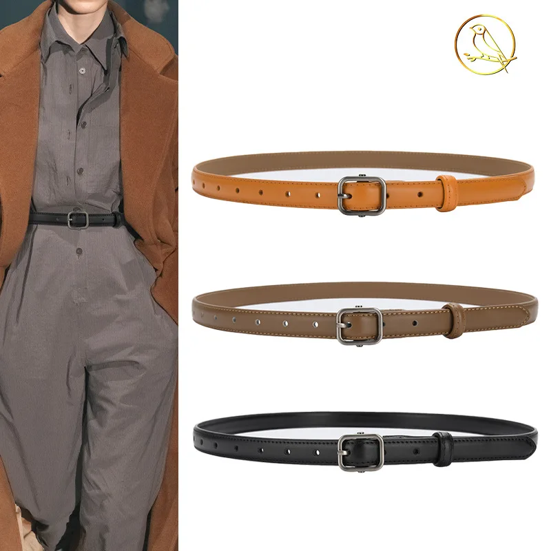 Ms female new contracted leisure belt belt leather belt leather decorative jeans belt