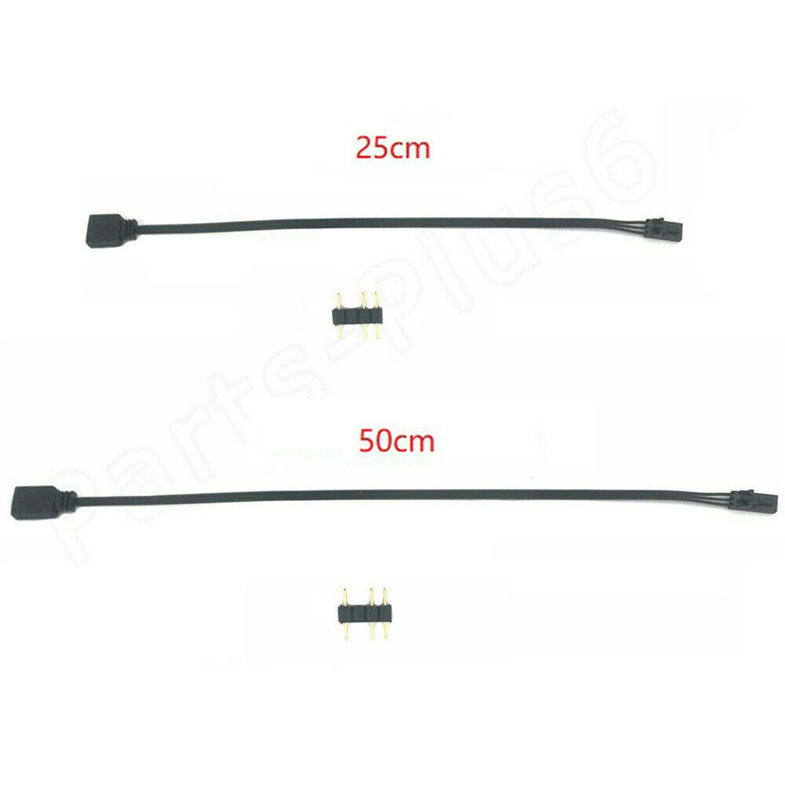 

1/2 шт., адаптер для Corsair RGB-стандарта ARGB, 3 контакта, 5 В, 25 см, 50 см