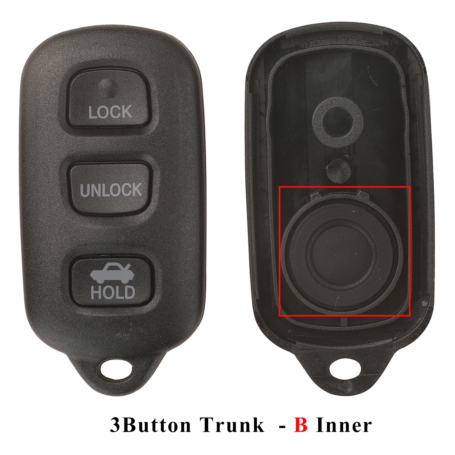 Jingyuqin 2/3/4BTN дистанционный автомобильный ключ, брелок для Toyota Sequoia 4-Runner 4Runner 2003-2008, сменный чехол без ключа, 3 кнопки + панель