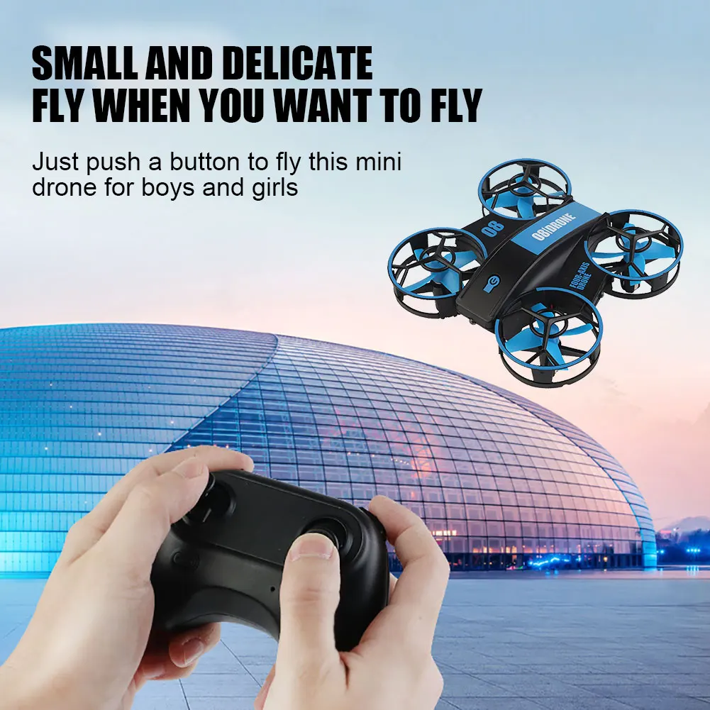 Мини-Дрон JJRC RH821 Радиоуправляемый квадрокоптер Безголовый режим возврат одной