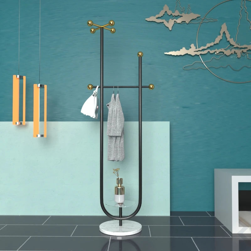 

Modern Entrance Hall Hangers Clothes Storage Nordic Standing Coat Rack Floor Entrance Hall Perchero Ropa House Accessories