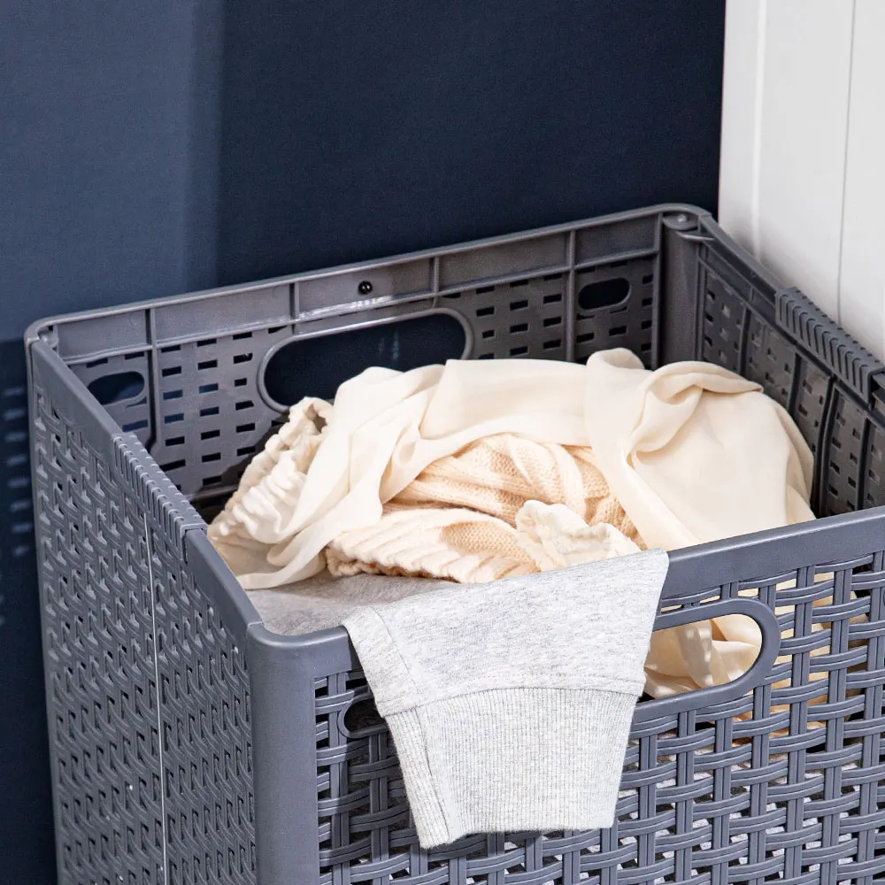 Корзина для хранения грязной одежды корзина-органайзер игрушек Складная Большая