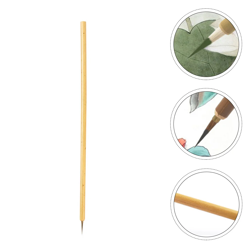 

1Pc Ink Brush Chinese Calligraphy Brush Bamboo Writing Brush Pen Writing Brush