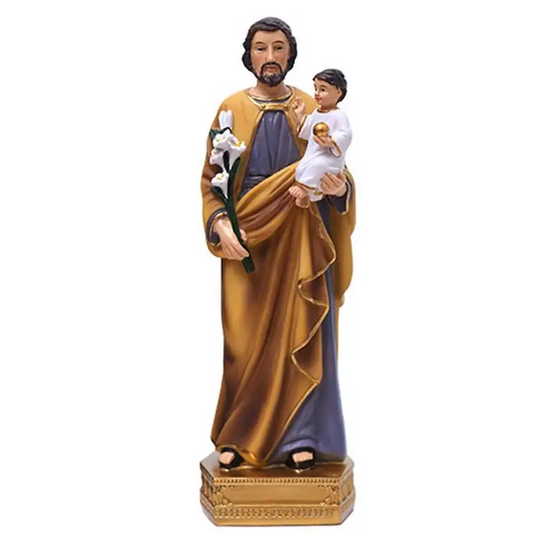 

Католическая декоративная статуя Иосифа, статуя Иисуса на день рождения Иисуса, статуя из экологически чистой смолы, статуя бога ручной работы