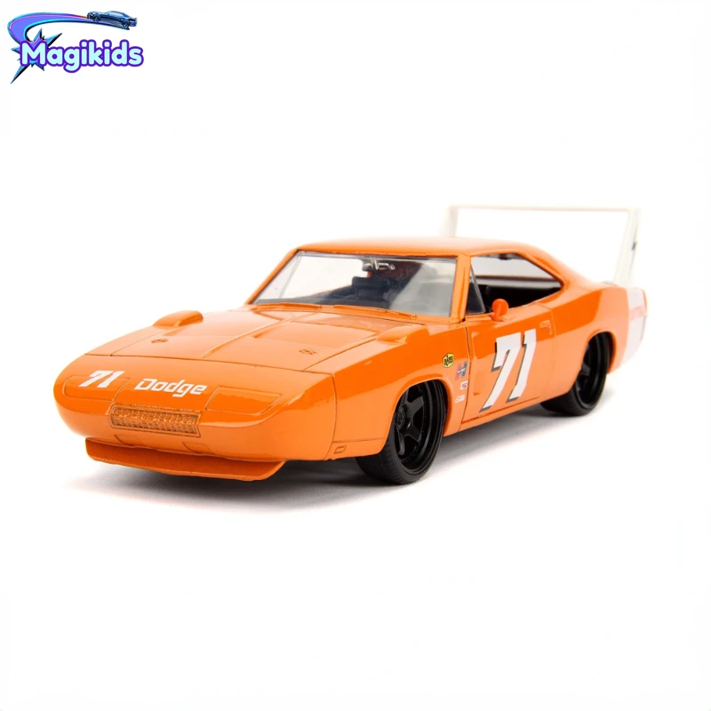 1:24 1969 Dodge charger daytona Classic Muscle sports car High Simulation Diecast Metal Alloy Model Car Toy kids Gift Collection