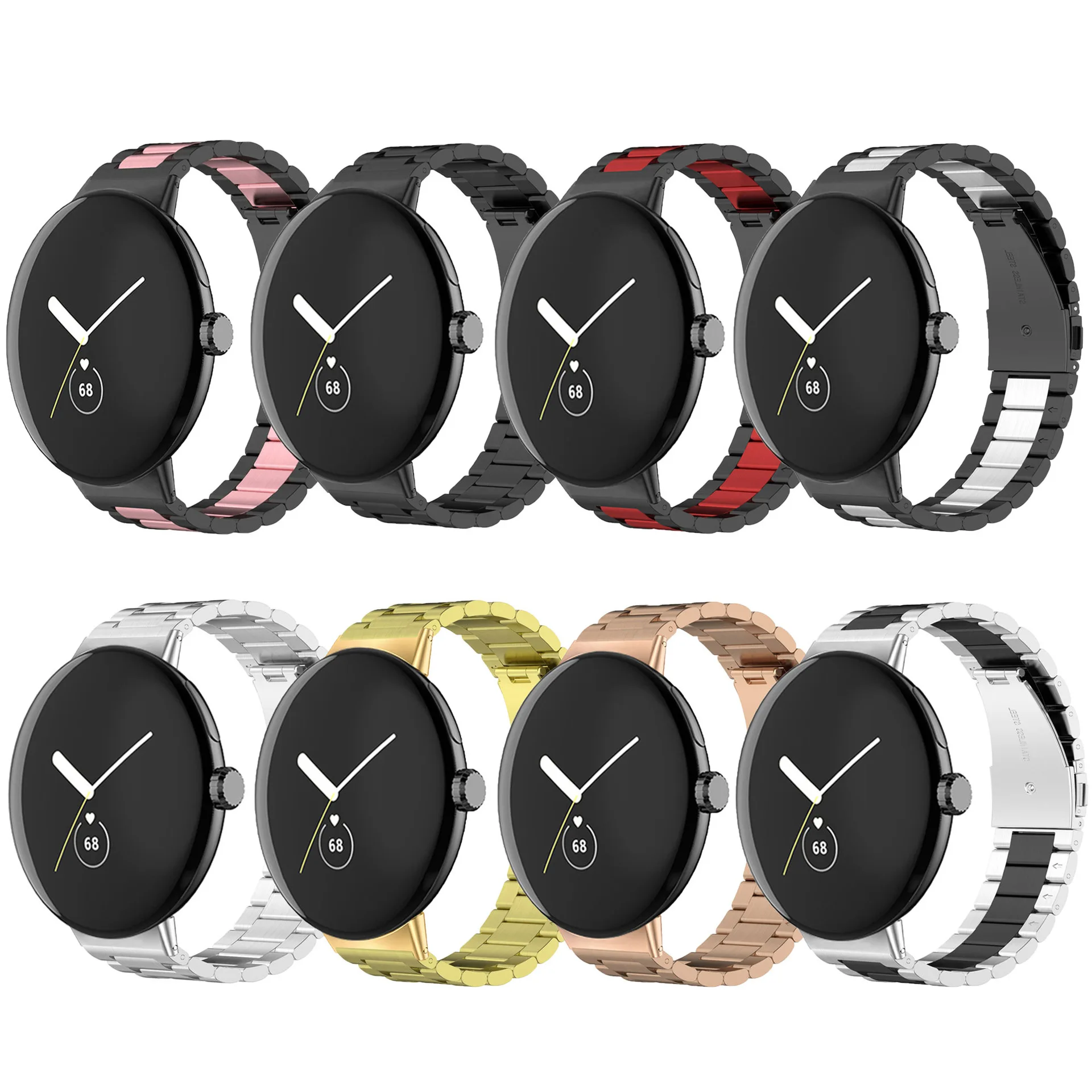 

Металлический ремешок для Google Pixel Watch Bnad, аксессуары для умных часов, браслет из нержавеющей стали, ремешок для пикселя, ремешок для наручных ...