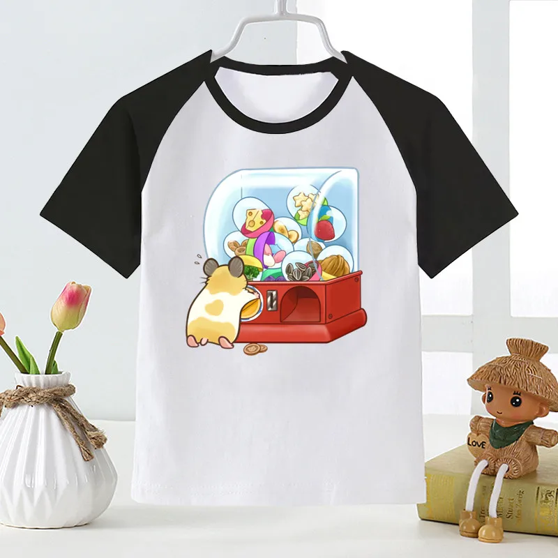 I Love My Hamster Best Hamster Mom ever Boys T- Shirt Cartoon Print Tee Designer Children Kids Short Sleeved Summer Clothes