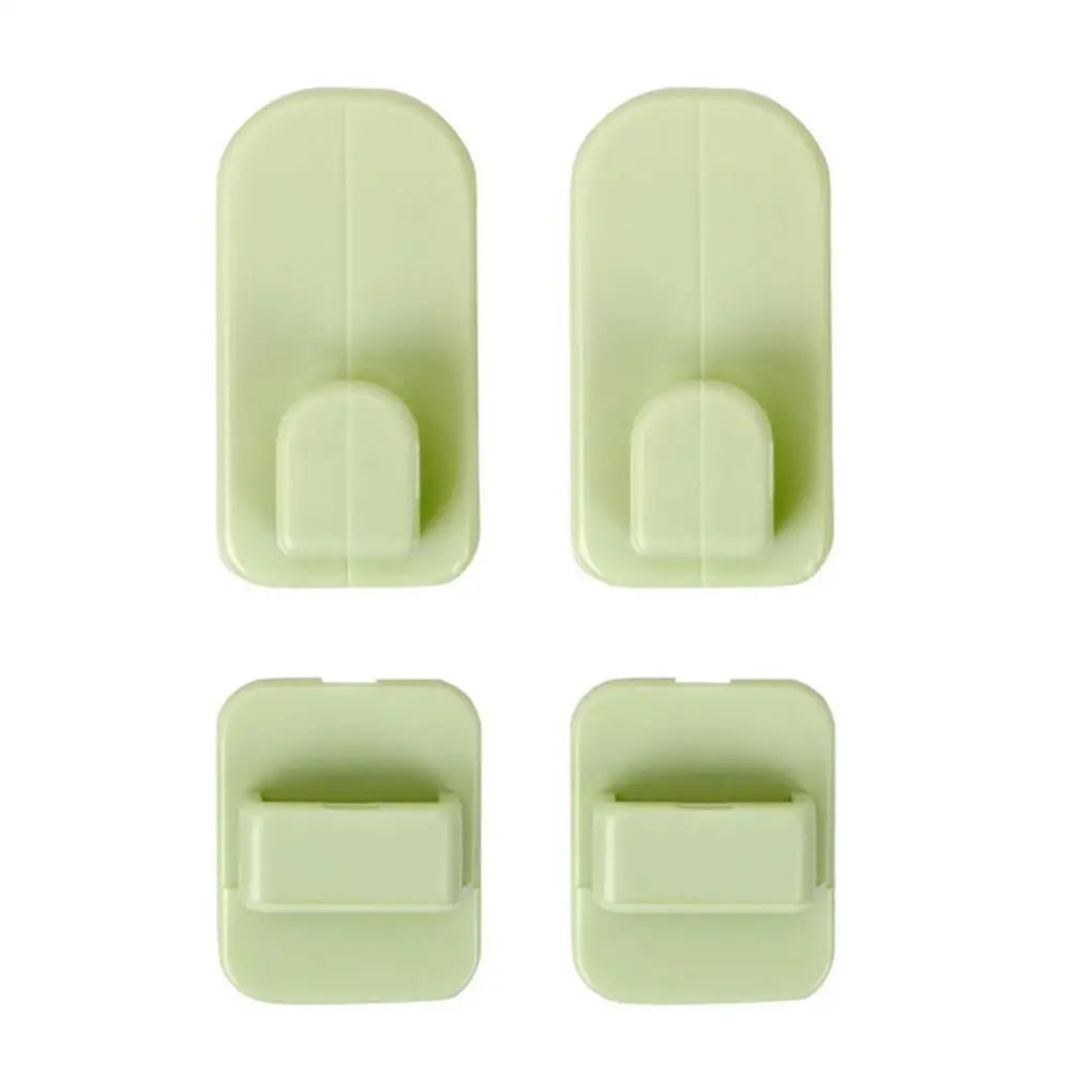 

Wall Mounted Remote Control Hook Set Self-adhesive Hotel Bedroom Washroom Kitchen Towel Cloth Coat Umbrella Holder