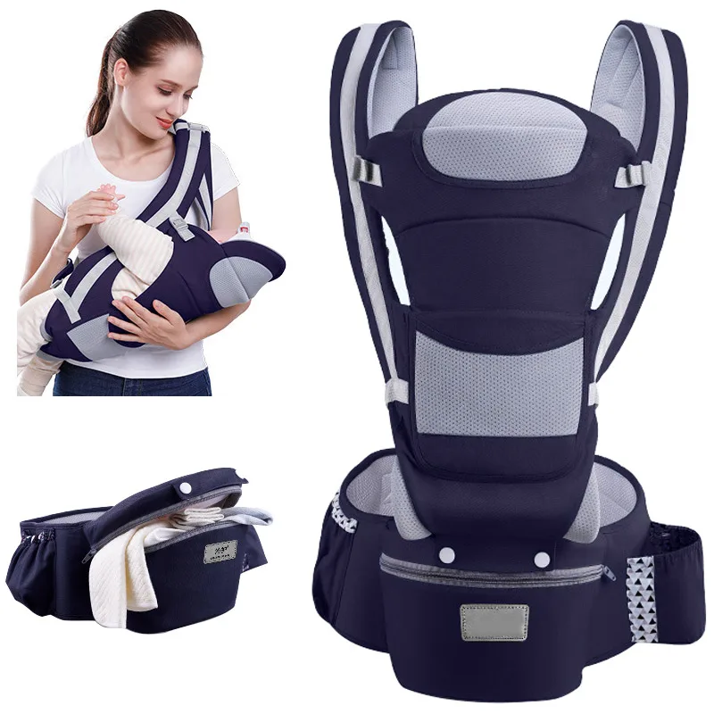 

Baby Carrier Waist Stool Horizontal Front Holding Back Hold Multi-functional Children Four Seasons Universal 0-48 Month Newborn