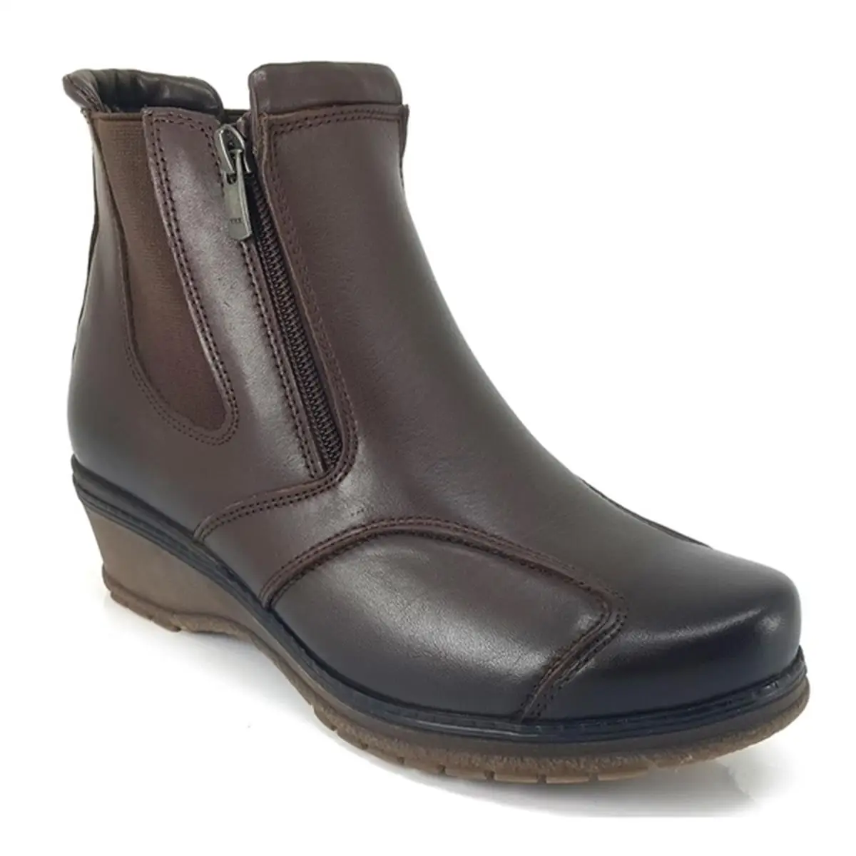 Туфли из натуральной кожи коричневые на заказ новая модель сезона 2024 года