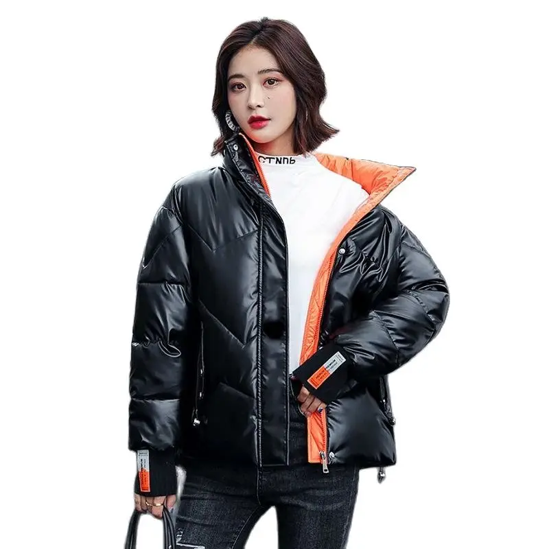

Down Jacket Women's 2021 The New Short Down Jacket Winter Light Leather Coat Women Winter Jacket Overcoat Puffer Jacket Women
