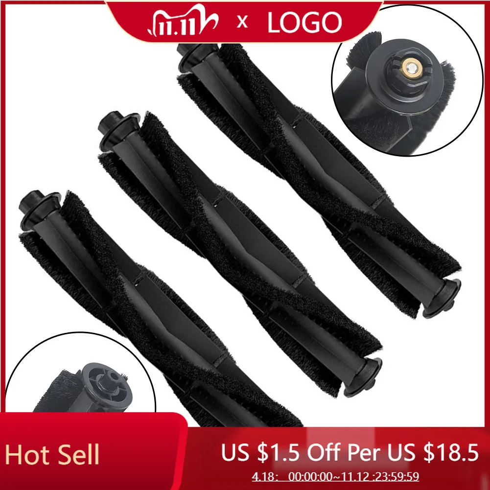 

3Pcs Vacuum Cleaner Roller Brush For VIOMI S9 Robot Vacuum Cleaner Accessories Floor Carpet Aspirator Household Appliance