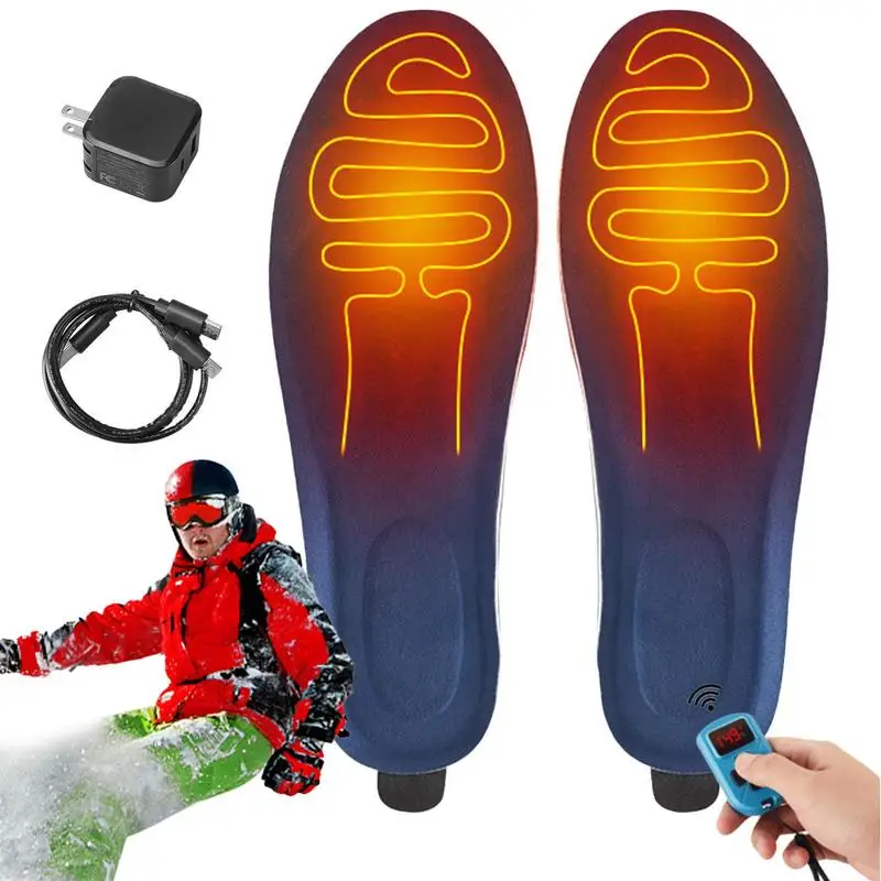 

Winter Electric Heated Insoles USB Heating Feet Warmer Thermal Shoes Sock Pad Heated Insoles Washable Full Foot Fever Unisex