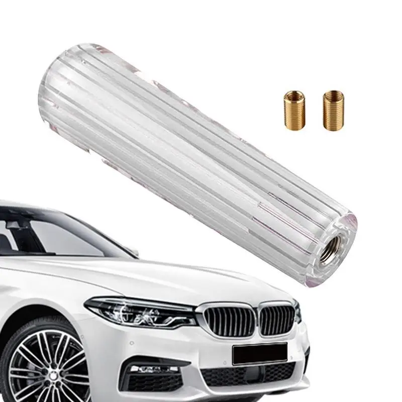 

Ручка переключения передач Универсальная в полоску с кристаллами