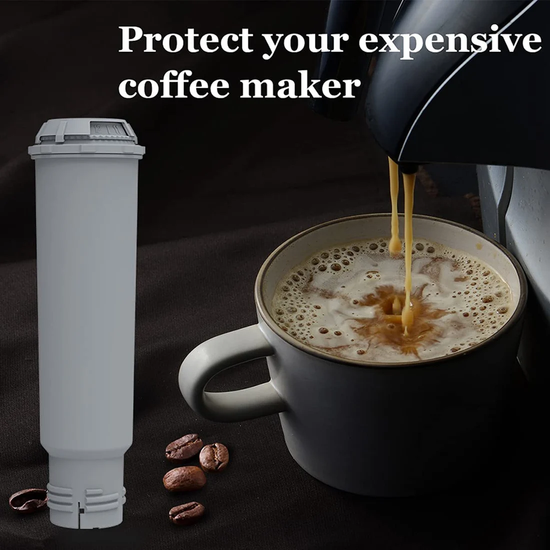 8 шт. фильтр для воды эспрессо-машины Krups Claris F088 Aqua Filter System Siemens Bobch Nivona Gaggenau AEG Neff