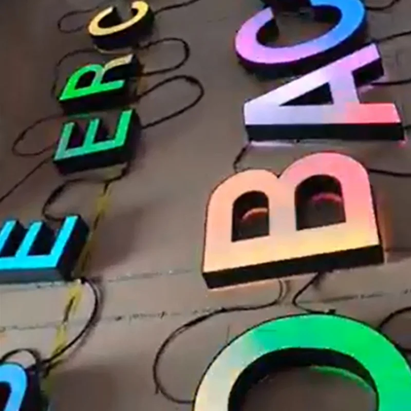 

Custom Letters LED Illuminated Sign 3D Luminous LOGO Light Acrylic Lamp Lighting Electronic Signs Advertising Letters