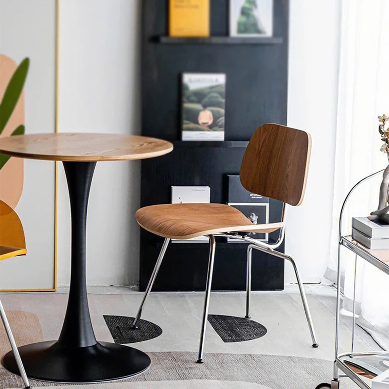 

Mobile Nordic Dining Chairs Restaurant Modern Accent Metal Dining Chairs Living Room Sedia Da Scrivania Bedroom Furniture