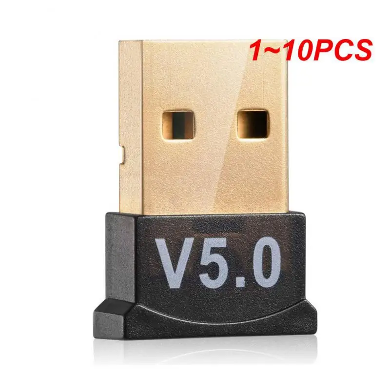 

1~10PCS Car USB Bluetooth 5.0 Adapter Transmitter Bluetooth Audio Receiver Wireless USB Adapter Expansion Auto Electronics