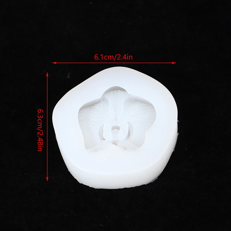 Силиконовая форма в форме бабочки орхидеи сделай сам 3D для мыла свечи торта желе