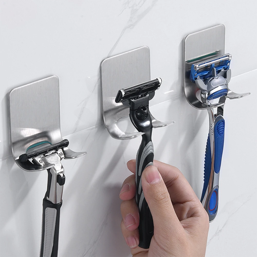 Hanger Waterproof Self-adhesive Mobile Phone Holder Bathroom Towel Robe Hair Dryer