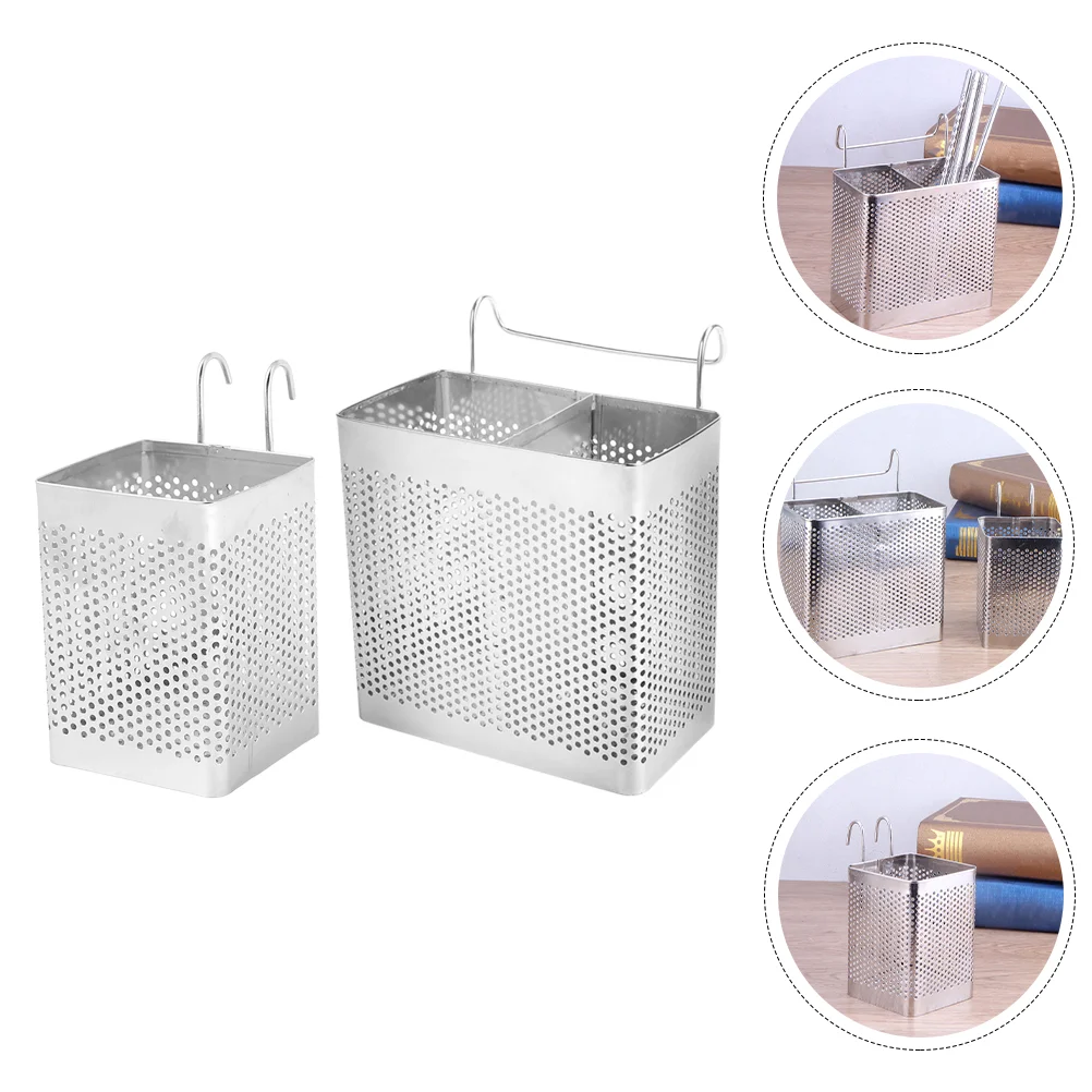 

Utensil Holdercutlery Basket Drying Organizer Chopstick Drainer Flatware Rack Hanging Draining Storage Kitchen Metal Chopsticks