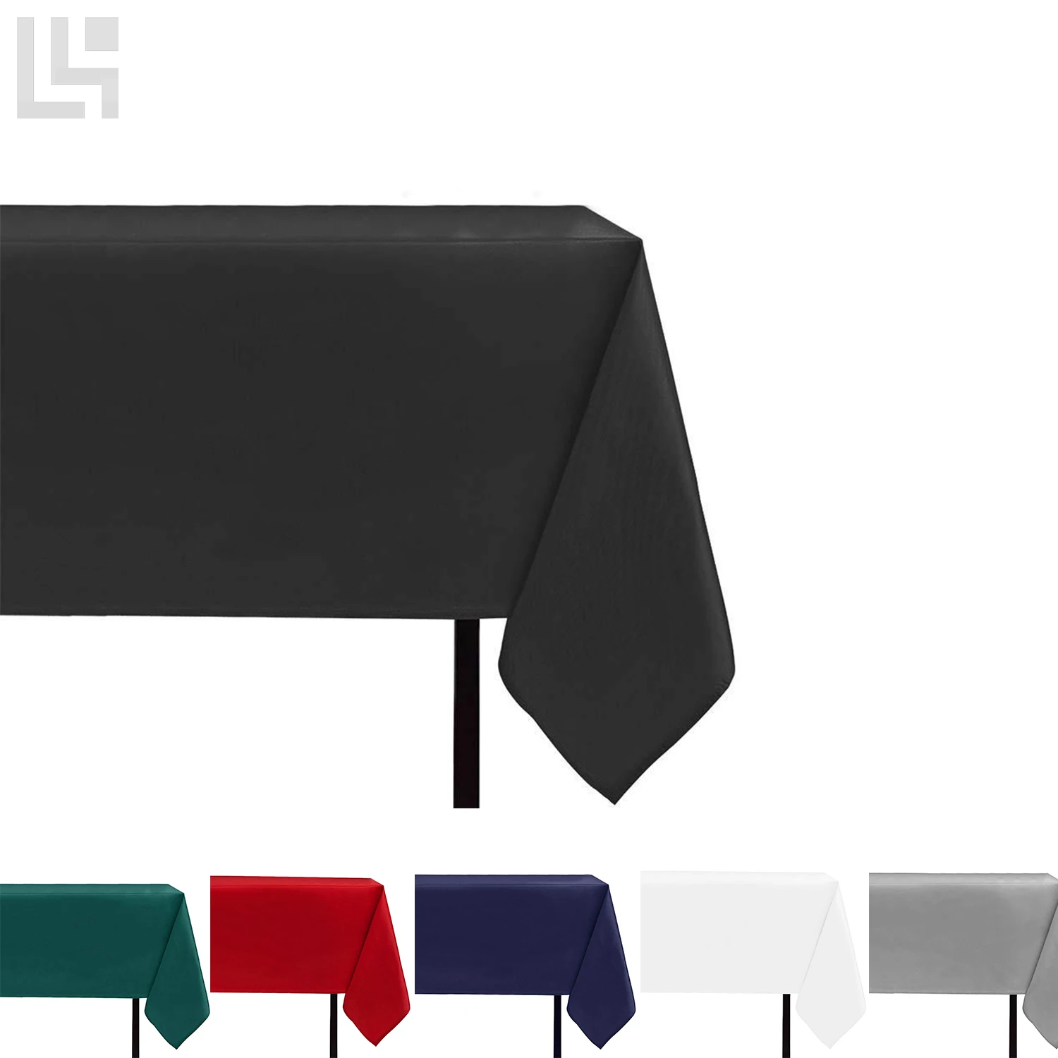 

LZ Rectangle Tablecloth Stain and Wrinkle Resistant Washable Polyester Table Cloth Decorative Fabric Table for Dining Table