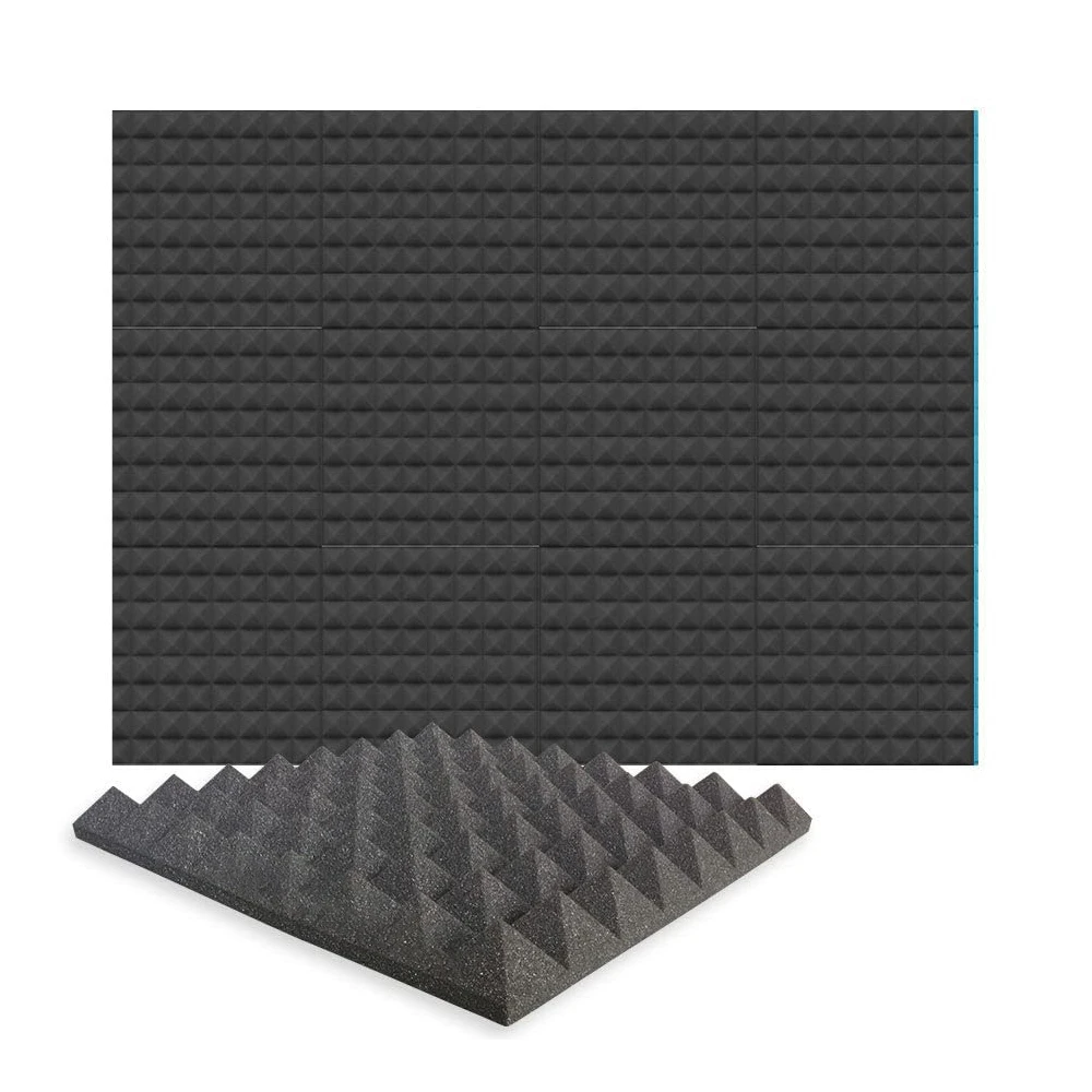

4Pcs Soundproofing Foam 500X500X50mm Acoustic Foam Sound Treatment Studio Room Absorption Tiles Polyurethane Foam