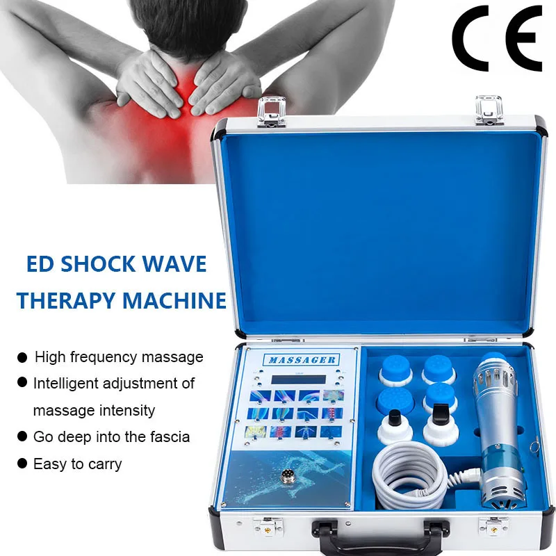 

Shockwave Therapy Machine Health Care Shock Waves ED Treatment And Relieve Muscle Pain Physiotherapy Extracorporeal Massager Spa