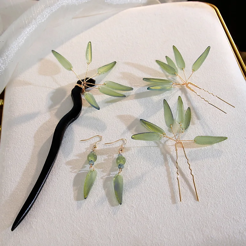 Китайский свадебный головной убор Cheongsam простой классический изумрудно-зеленый