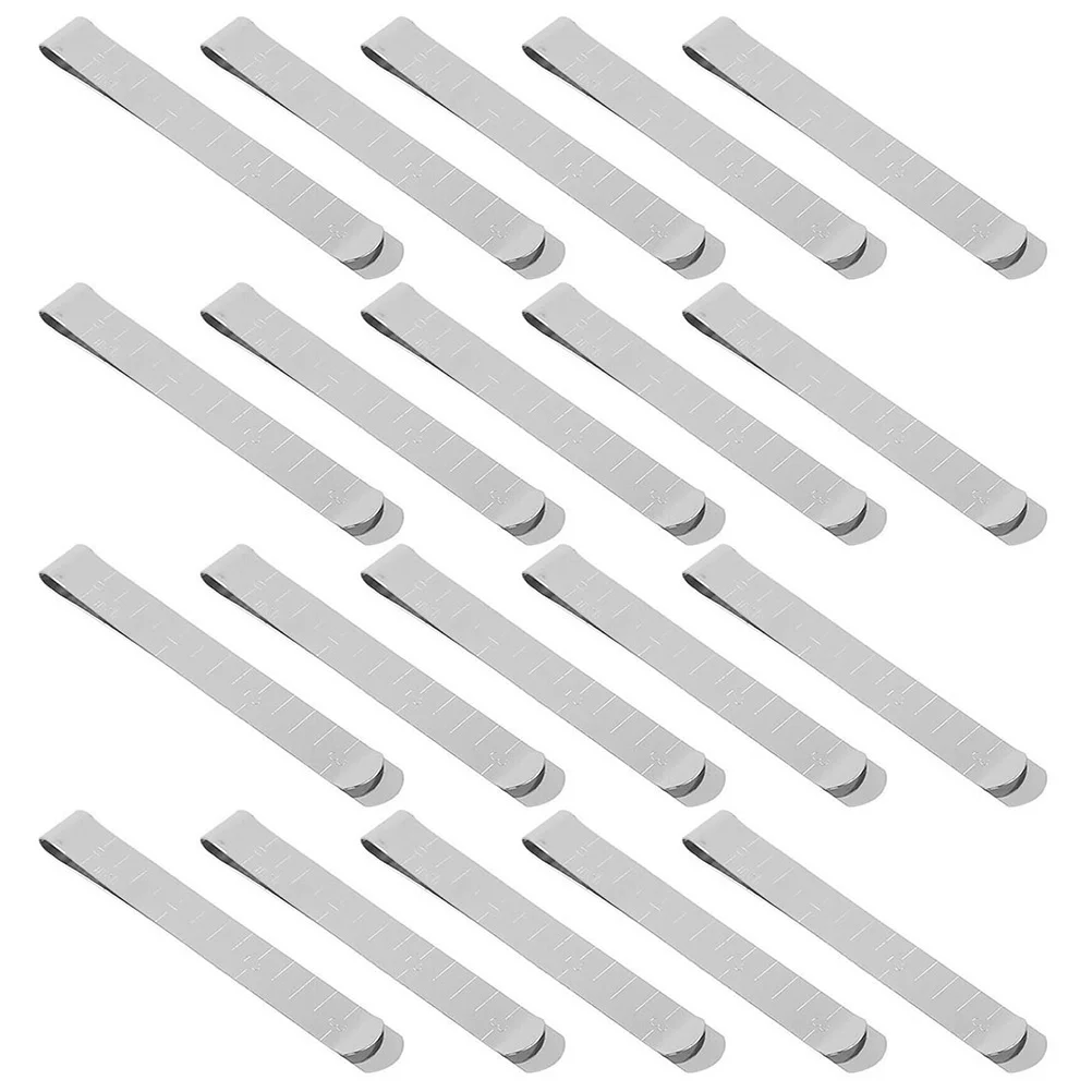 

Clips Sewing Hemming Clip Ruler Measurement Quilting Measuring Fabric Tool Craft Marker Stainless Pants Drapes Curtain Steel
