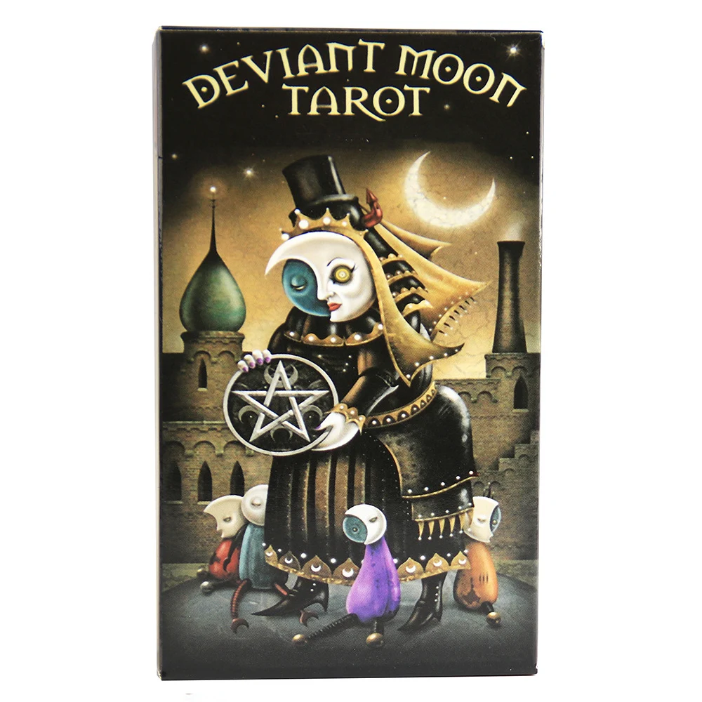 

New Board Game Moon Tarot Card English Fate Deck Board Games Family Party Playing Entertainment Oracle Tarot Cards