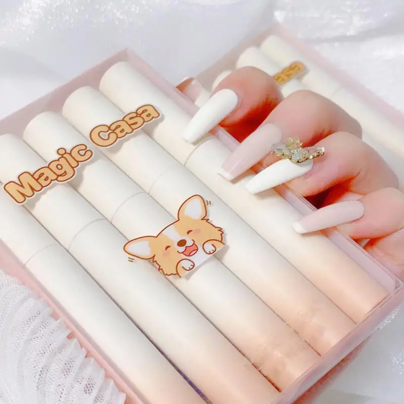 

5PCS Lip Glaze Velvet Matte Lipstick Waterproof Long Lasting Lip Glaze Lip Gloss Makeup Cute Lipstick Set Cosmetic