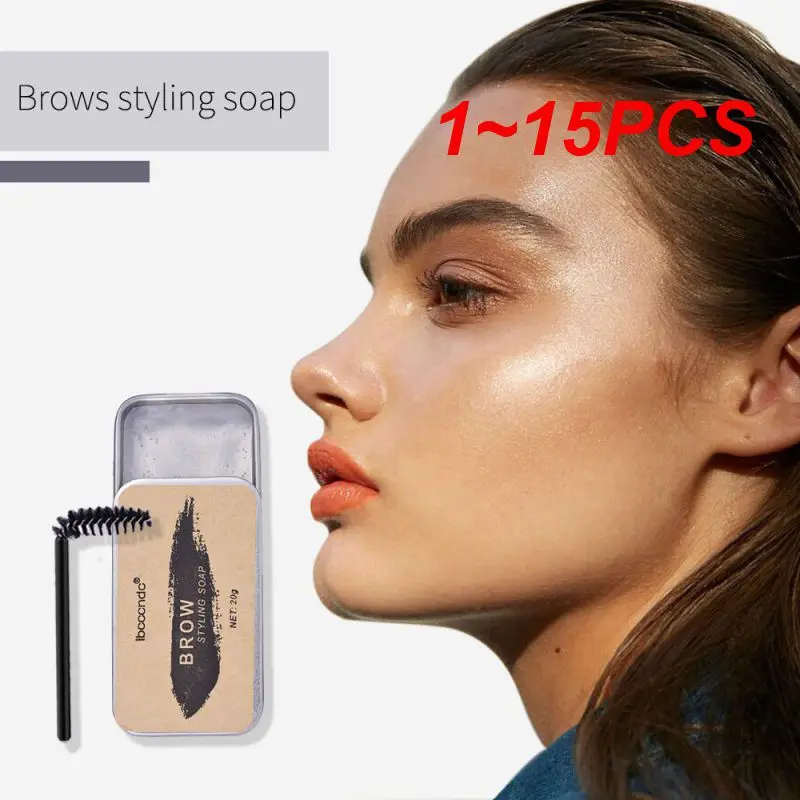 

1~15PCS Brows Makeup Balm Styling Brows Soap Kit Lasting Eyebrow Setting Gel Waterproof Eyebrow Tint Pomade Cosmetics TSLM1