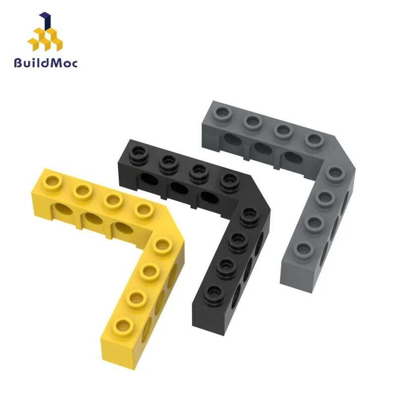 

10PCS Bricks 32555 Tech Brick 5 x 5 Right Angle Building Blocks Parts City Classic Brand Kids DIY Educational Toys