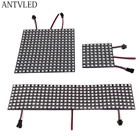 WS2812B 5 в постоянного тока RGB светодиодная цифровая Гибкая индивидуально Адресуемая панельная лампа WS2812 8x8 16x16 8x32 модуль матричный экран