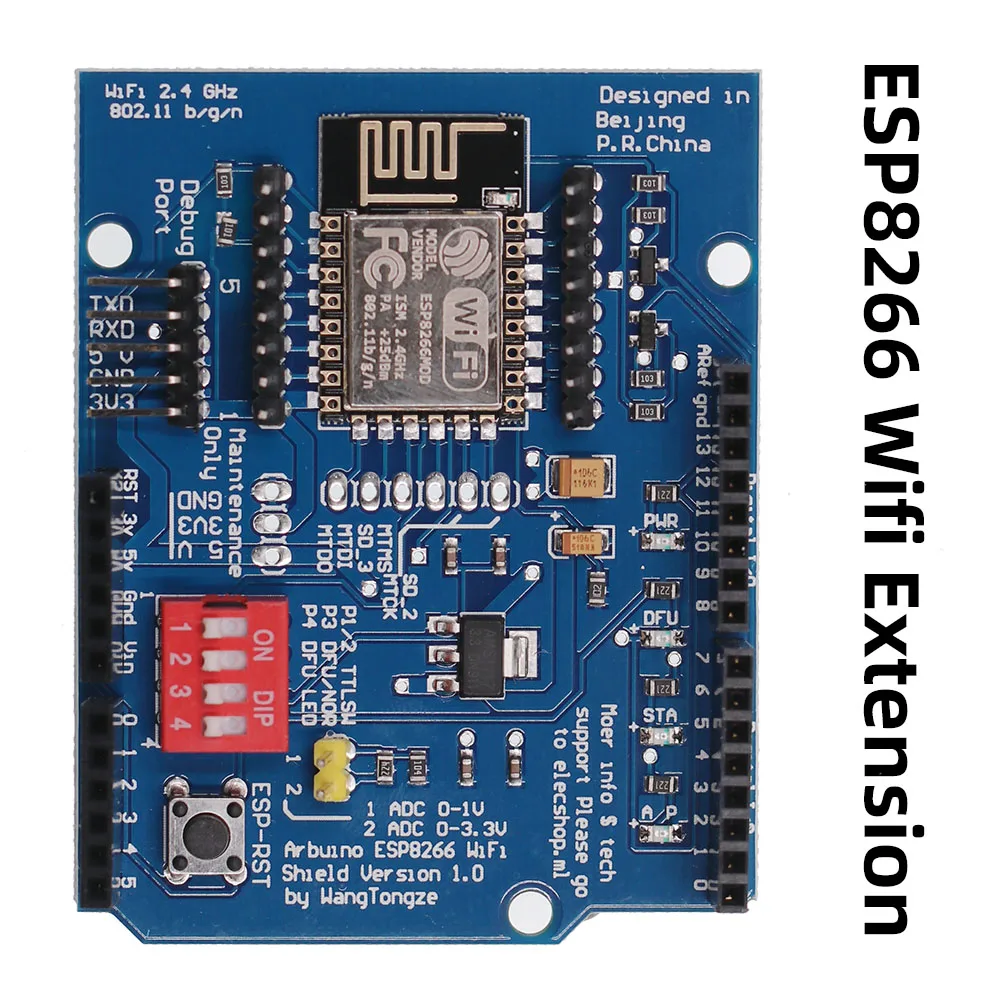 

Беспроводная плата разработки ESP8266 для Arduino UNO R3