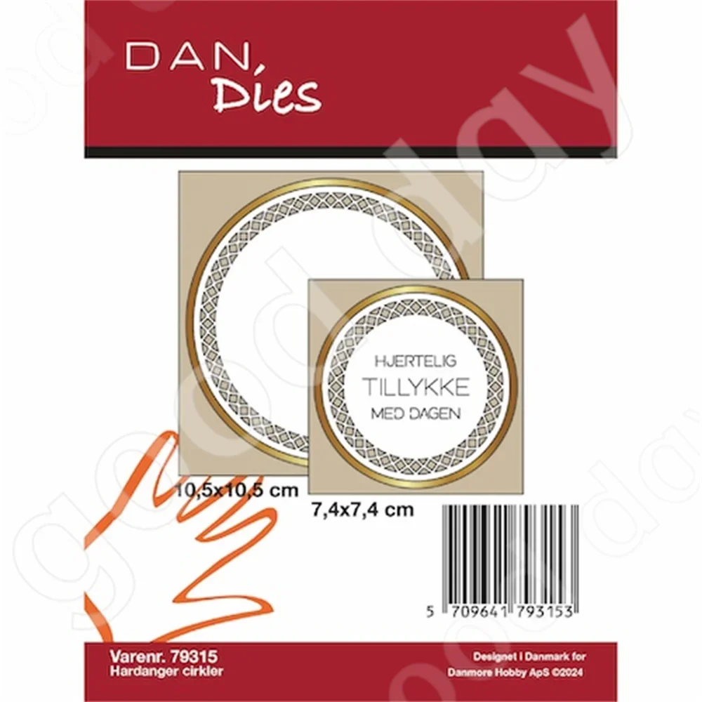 Прямоугольная круглая рамка металлические пресс-формы Скрапбукинг календарь