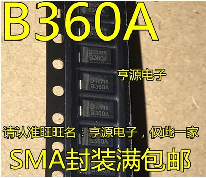 

Бесплатная доставка, 200 шт., B360A, фотосессия 3A 60V SMA
