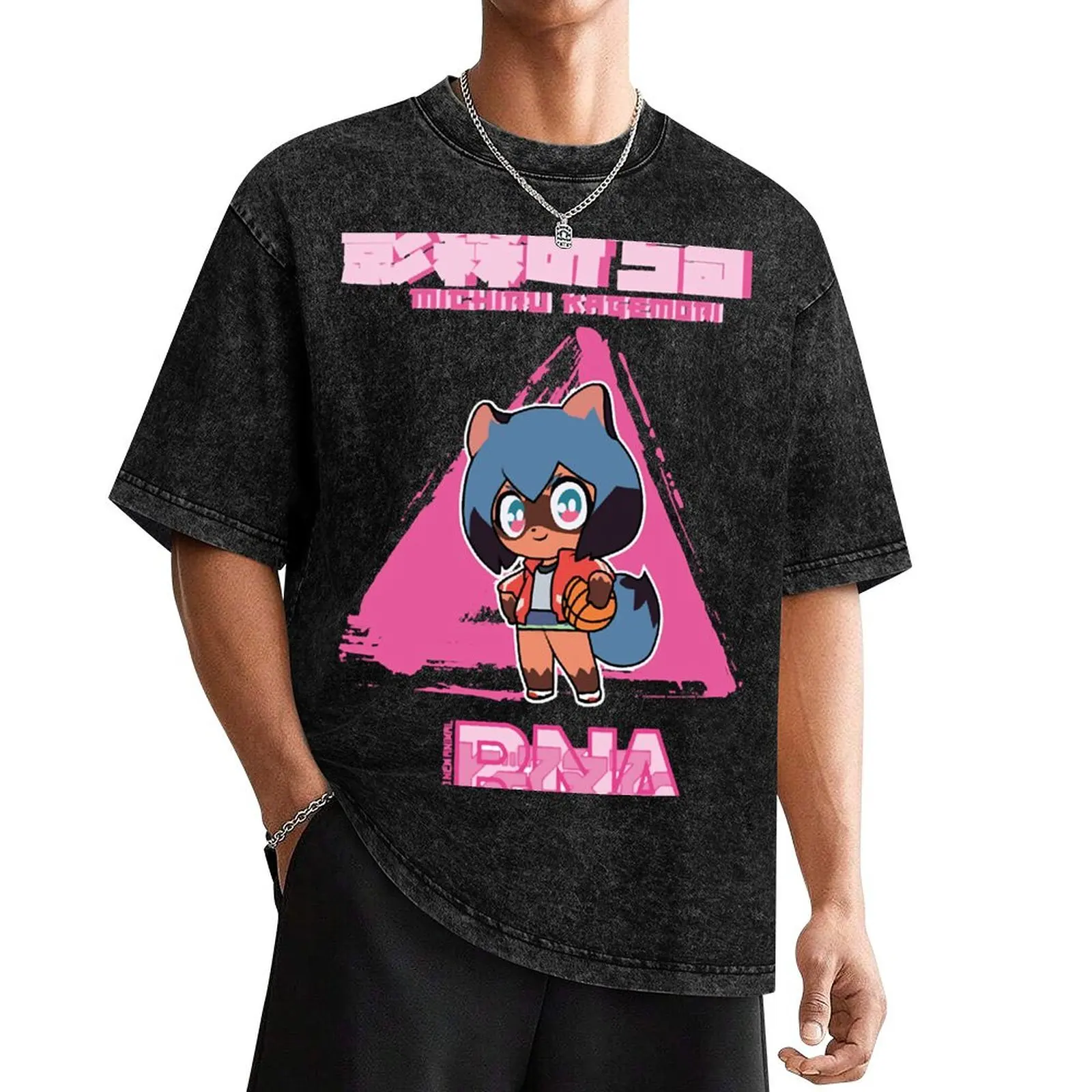 СОВЕРШЕННО НОВАЯ футболка ANIMAL (BNA) MICHIRU KAGEMORI CHIBI рубашки с рисунком дешевые мужские