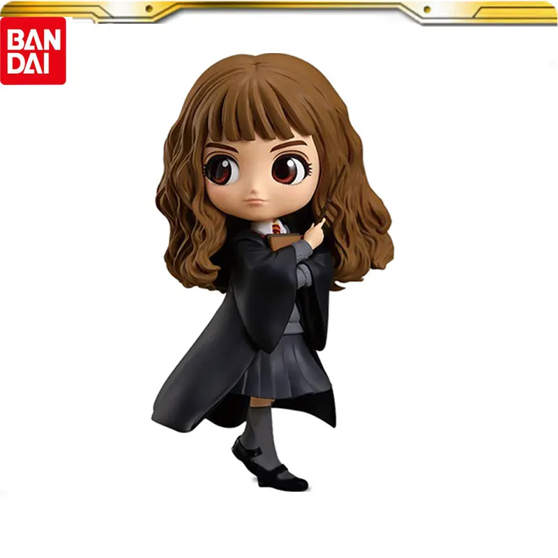 

Bandai Fantasy Film Harry James Potter Action Figures Hermione Jean Granger Crookshanks PVC Classic Collection Model Gifts