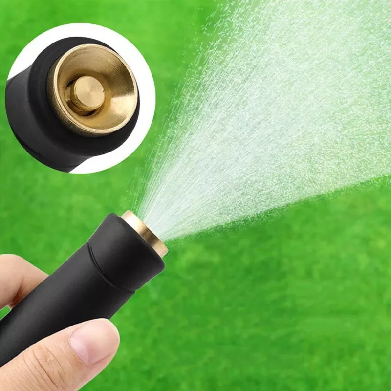 

NEW2022 Garden Water Gun Hose Nozzle Mutifunctional Metal Brass Household Car Wash Lawn Yard Watering Sprinkle Spray Gun Cleanin