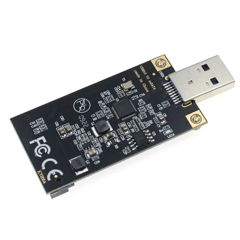 Твердотельный накопитель Msata на USB 3,0 для мобильного жесткого диска ASM1153E чип Plug And Play для размеров 30X50 черный ПК + металл 1 шт.