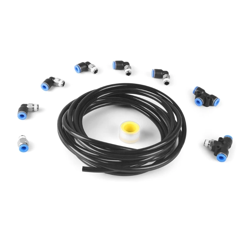 

Набор черных вакуумных зажимов промышленного класса, турбо-отходные ворота и соленоид, подходит для турбо-транспортных средств, автомобильные аксессуары