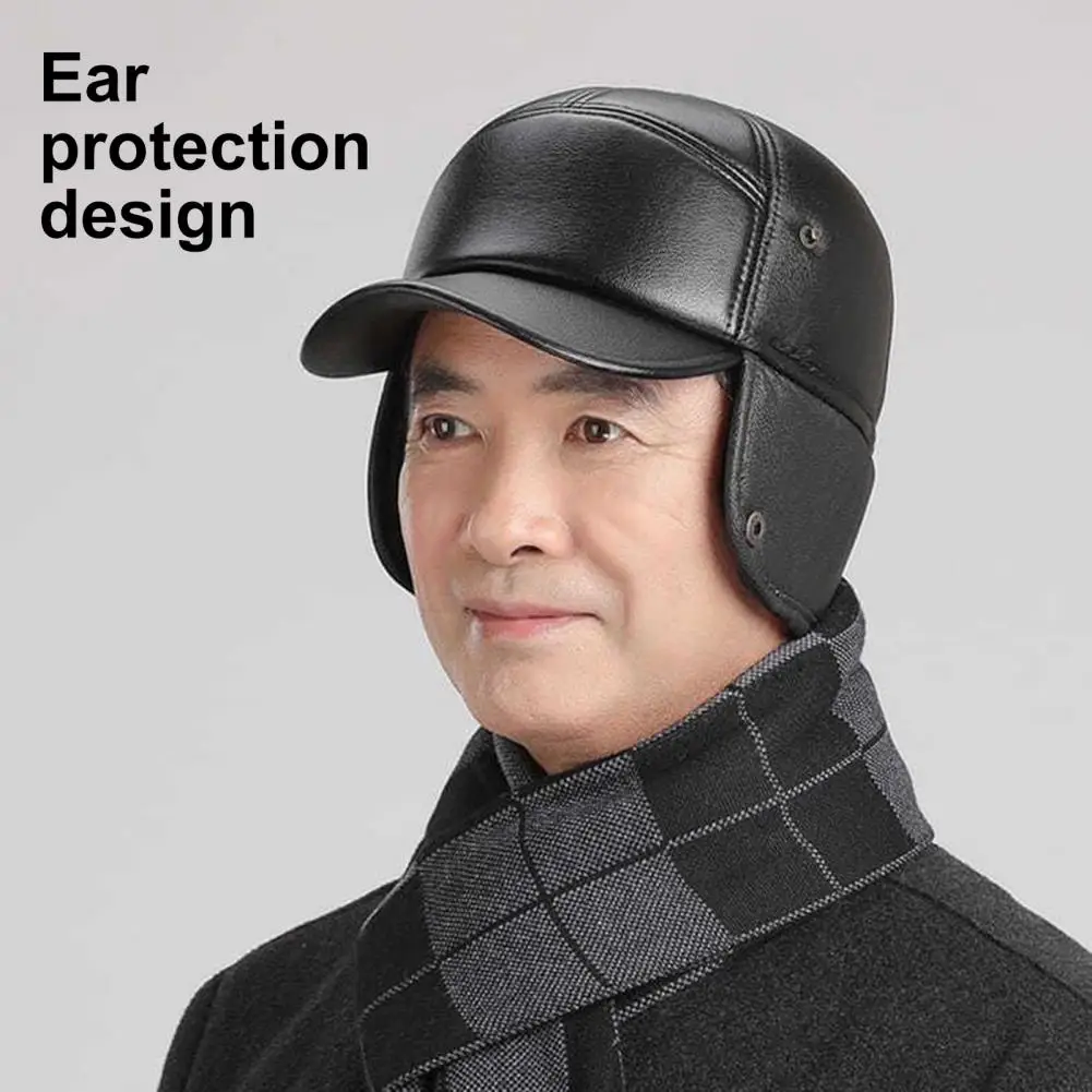 

Полезная зимняя бейсбольная шапка, складные наушники, защита ушей, плюшевая зимняя бейсбольная шапка из искусственной кожи