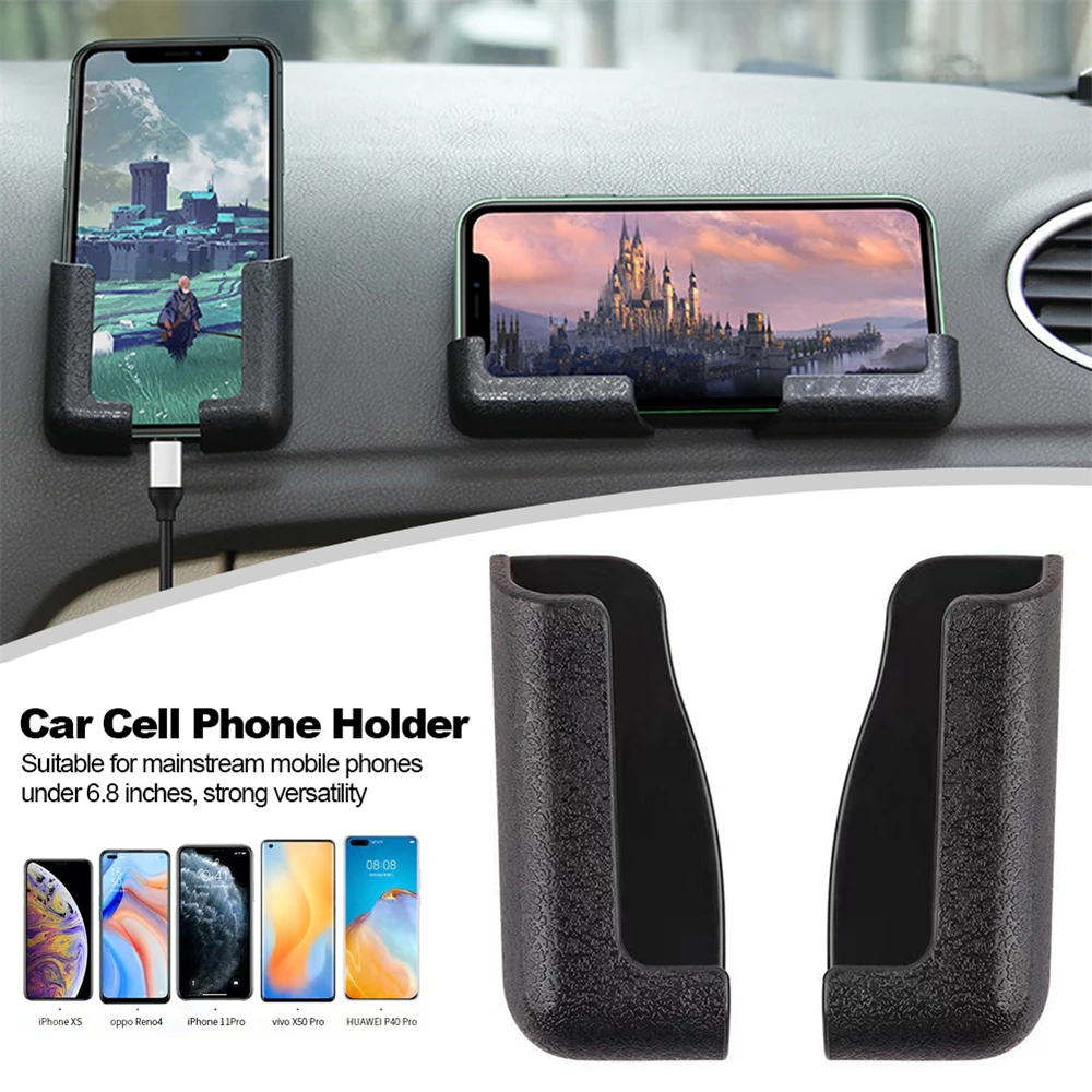 

Adhesive Mobile Phone Holder For Car Driving Center Console Adjustable Width Does Not Affect Charging Car Navigation Rack