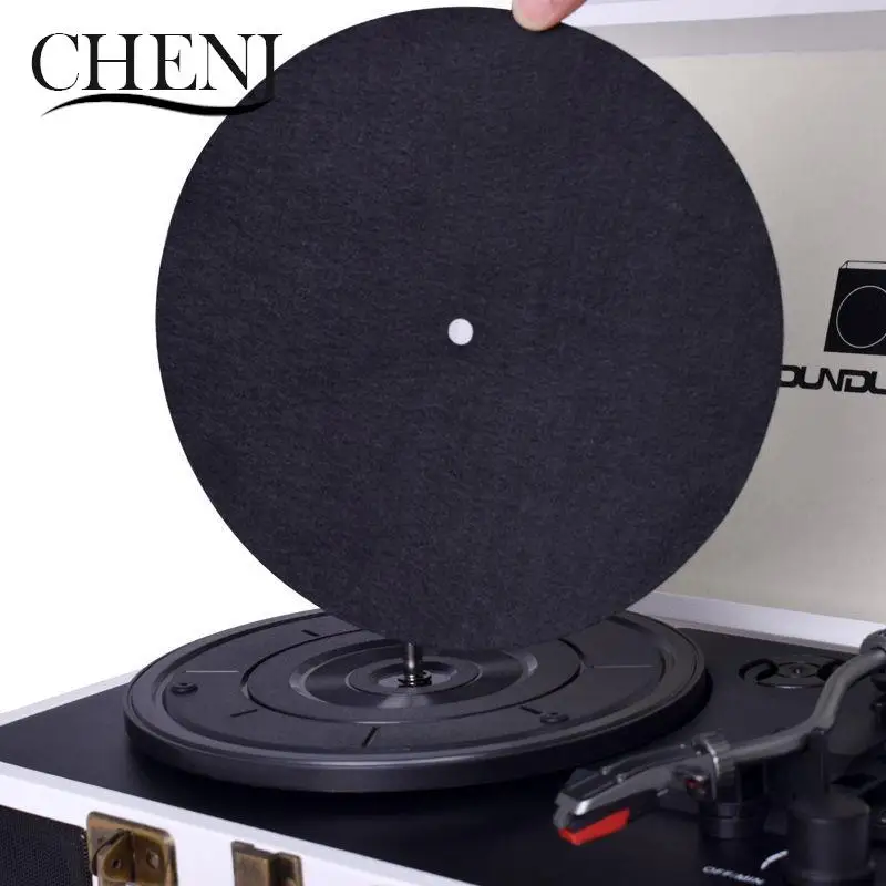 3mm Thick Felt Turntable Vinyl Record Pad LP Anti-slip Protection Mat For LP Vinyl Record Players Accessories