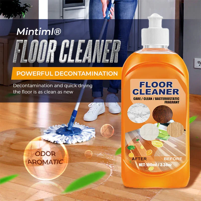 

100ML Mintiml® Powerful Decontamination Floor Cleaner Tile Wood Floor Stain Remover Cleaning Polishing Household Hygiene Cleanin