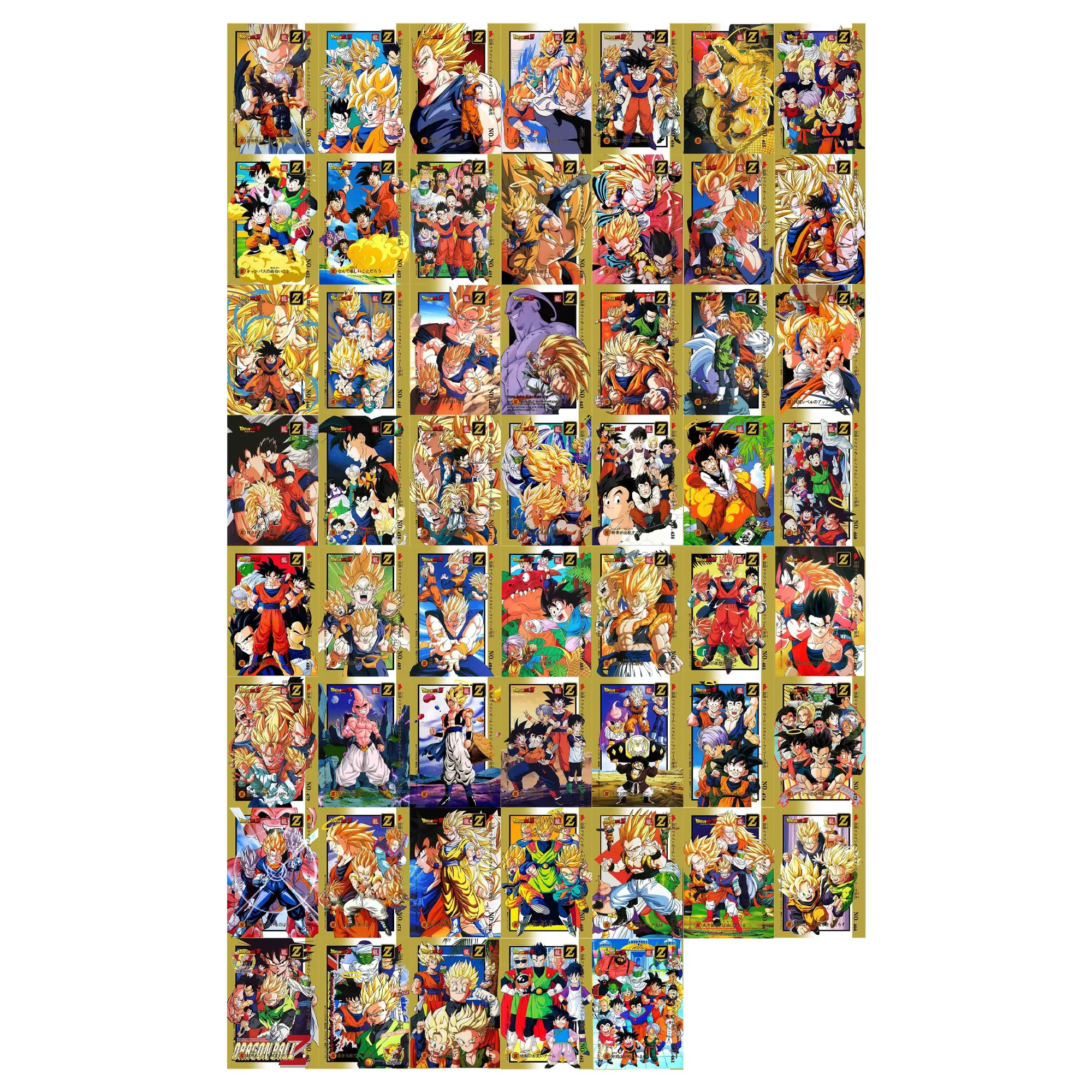 54 шт.компл. Diy Self Made Dragon Ball Z 17th Edition Son Gohan Vegeta Iv Коллекционная карта Grid Flash Anime Card Подарочные игрушки (art.: 3920cd4ce79e2) - 3920cd4ce79e2
