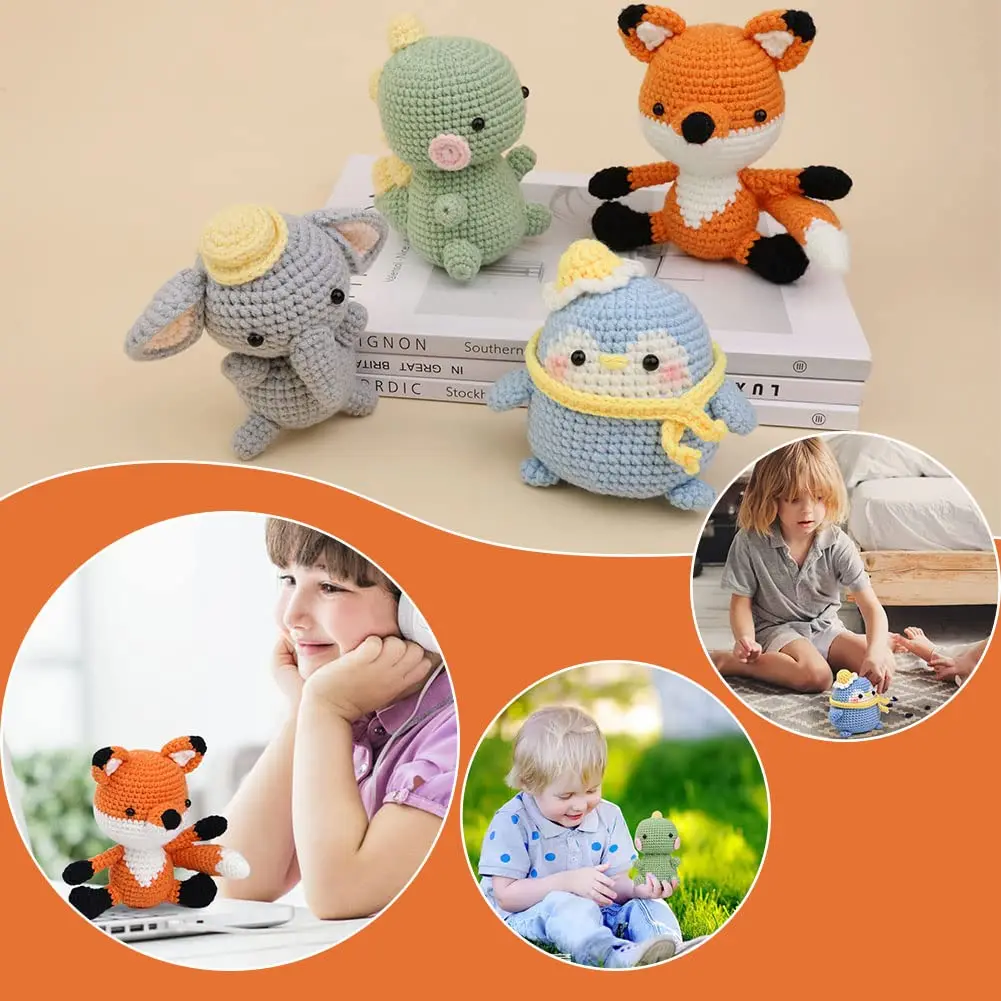 Животные включая крючок шарики из пряжи иглы инструкции стартовый набор